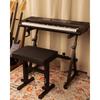 STRICH Z-Shaped Piano Keyboard Stand & Chair Set for Stage, Studio, and Live Performances, Adjustable Height, Compatible with 54/61/73/76/88-Key Digit