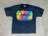 Vintage 1990s FOGHAT Two Sided Black Concert T-SHIRT Size Extra Large Rolling Stones Pink Floyd Band Tour