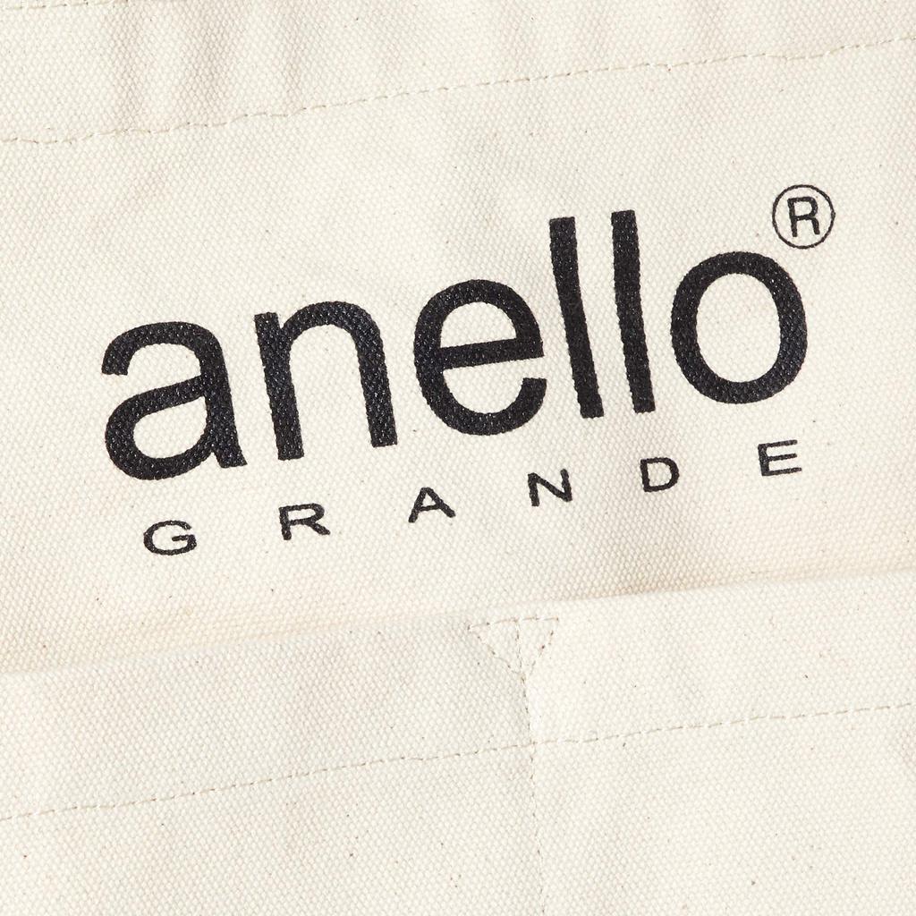 Anello Grande GI-S0491 CT Cotton Canvas 2-Way Tote Bag, Ivory