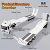 Huina 1:64 RC Tow Truck: 12-Channel, Four-Wheel Drive Simulation Toy