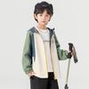 Duoduojia Boys' Color-Blocked Hooded Softshell Jacket