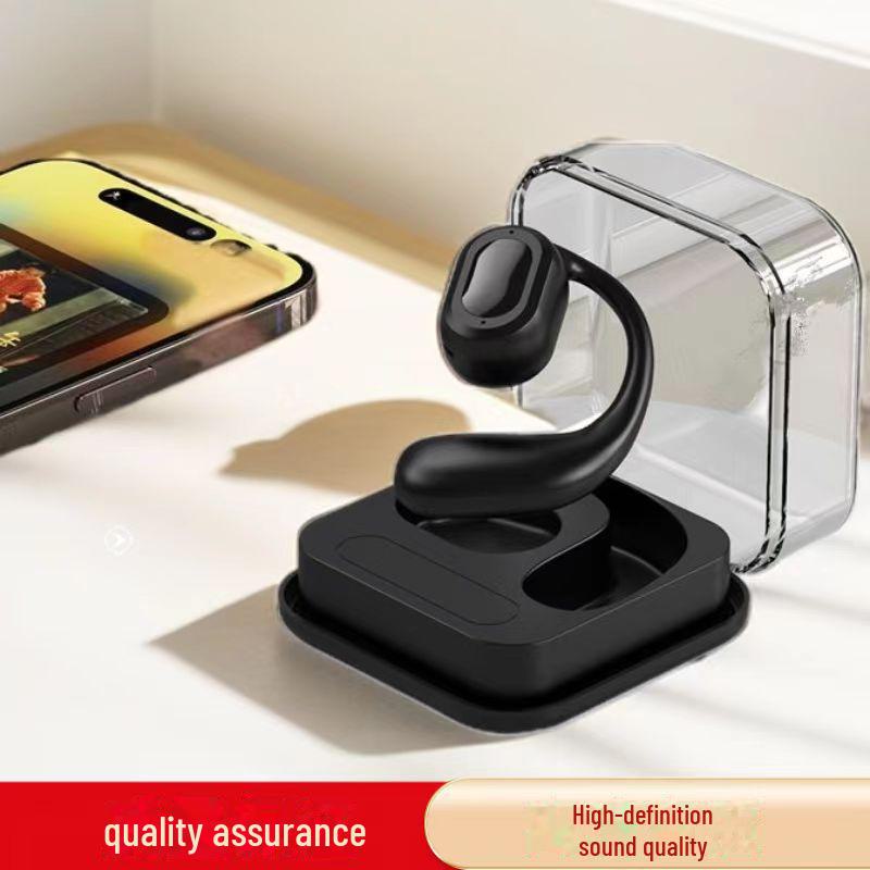 

Беспроводная Bluetooth-гарнитура с открытыми ушами: Спортивный, костная проводимость, долгая работа батареи