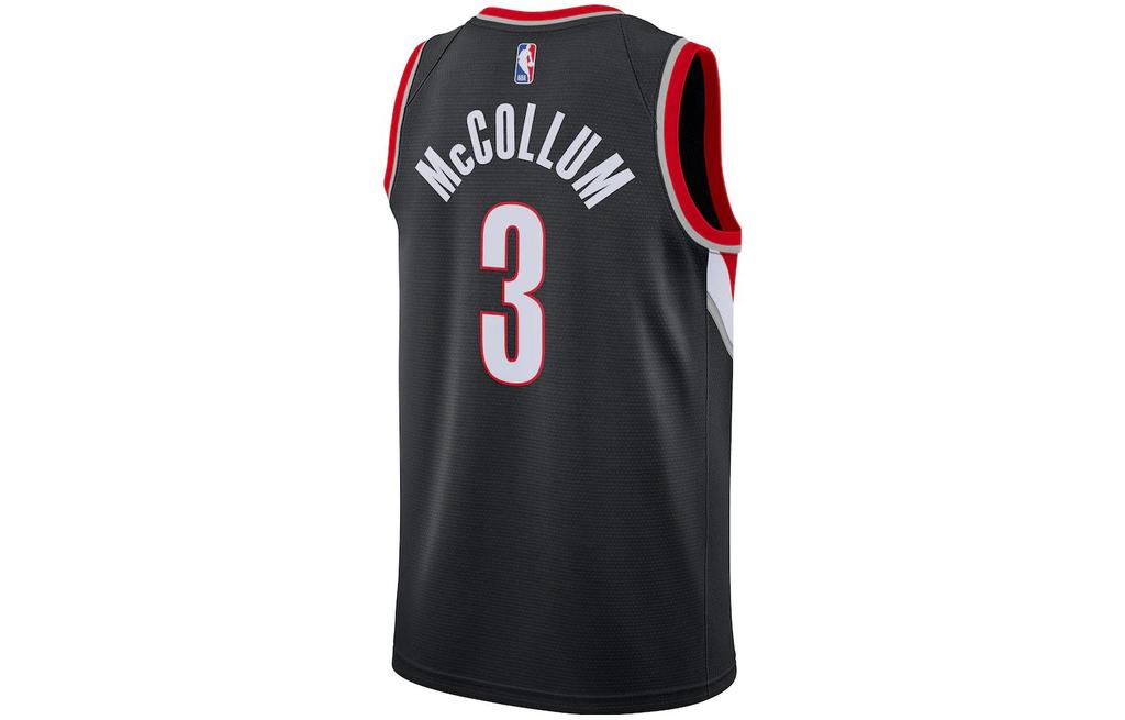 Nike Basketball Jerseys Men's Black Moderate Straight Fit CW3680-011