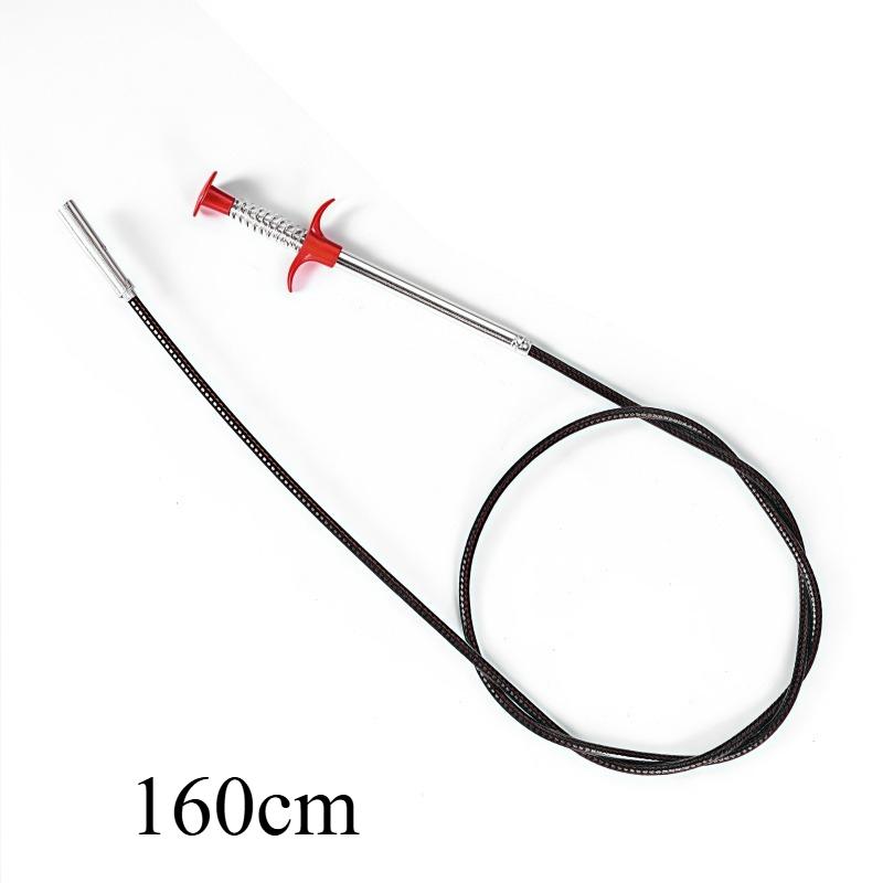 Bathroom Spring Pipe Dredging Tools Kitchen Sink Cleaning Hair Catcher Hair Clog Remover Grabber for Drains Bath Basin