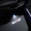1/2PCS For Mitsubishi Ralli Art Pajero EVO Outlander Colt Galant Car Door Welcome Lights Laser Projector Logo Wireless Sensing