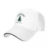 Minimalist Sandpoint Idaho  Deep Green  Primitive  Stark  Pine Tree Baseball Cap Sunhat Unisex Caps Womens