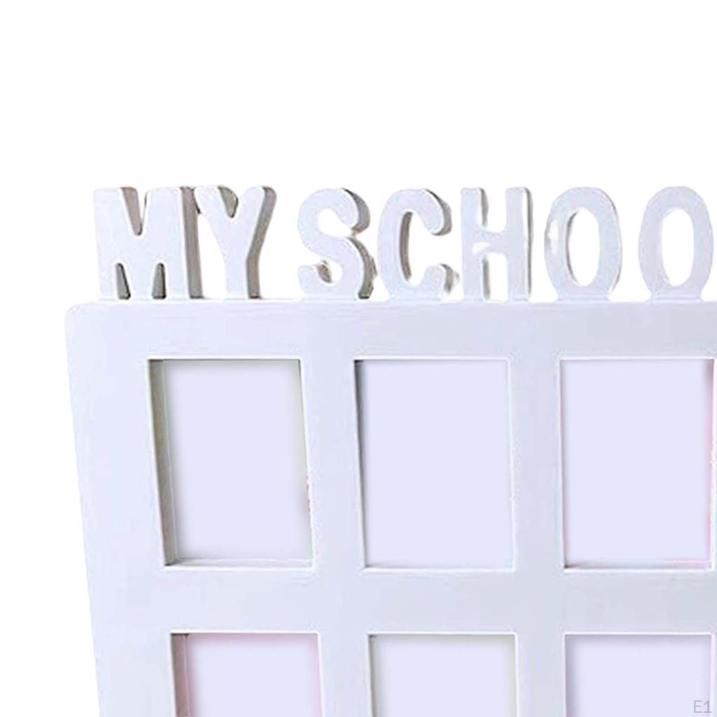 Hanging School Picture Frame from Kindergarten to Graduation Photo Frames Growing Memory