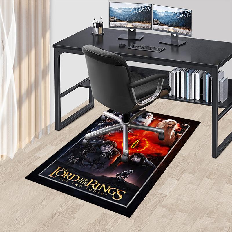 1pc Lord of the Rings Two Towers Carpet, for Home & Office Decor, Desk Chair Carpet, Festive GiftL1455