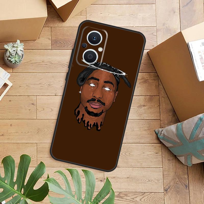 Rapper 2pac Singer Tupac Phone Case For OPPO Reno 14 13 11 12 F 10 Pro 8T 7 8 Lite OPPO Find X8 X6 X5 X9 Pro Cover