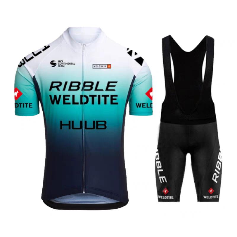 

2026 Summer Breathable Cycling Suit Set, Summer Team Cycling Suit Road Breathable Mountain Quick-drying Outdoor Bicycle Short-sleeved Cycling Suit Set XS