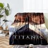 Titanic Theme Printed Blanket - Perfect for Couch, Bed, Travel & Outdoor Use | Machine Washable, Cozy & Durable.