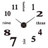 3d Modern Wall Clock Mirror Sticker Acrylic Number Clocks For Home Decoration
