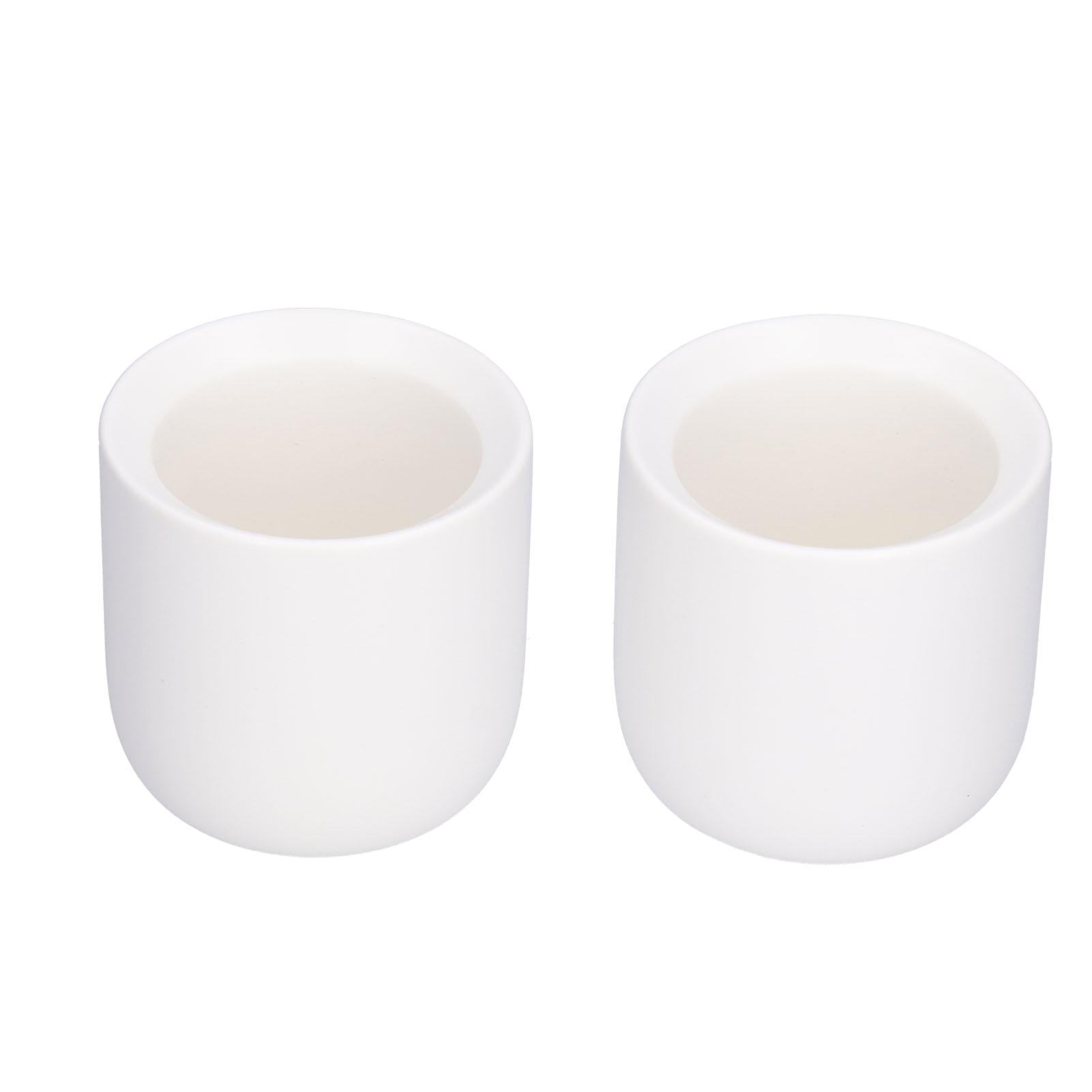 2Pcs Bevel Ceramic Coffee Cup 100ml Thickened Hand Made Coffee Mug for   Restaurant
