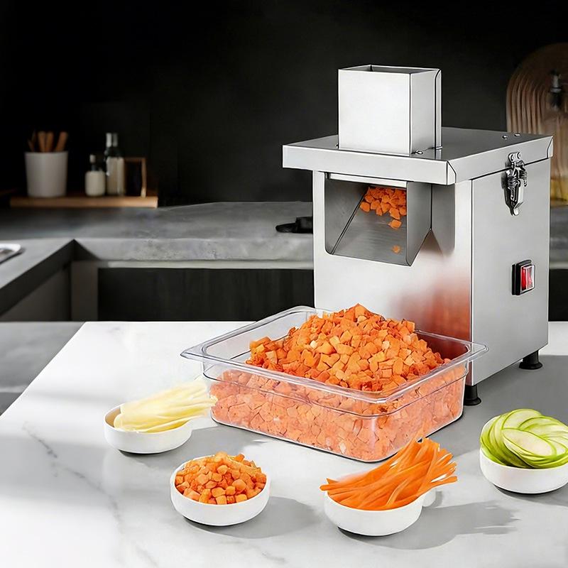 Commercial Electric Potato Cutter for Stalls and Canteens - Essential Dicer for Vegetables