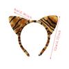 Fashion Women Plush Tiger Leopard Cat Ear Headband Hair Band Cosplay Party Fancy