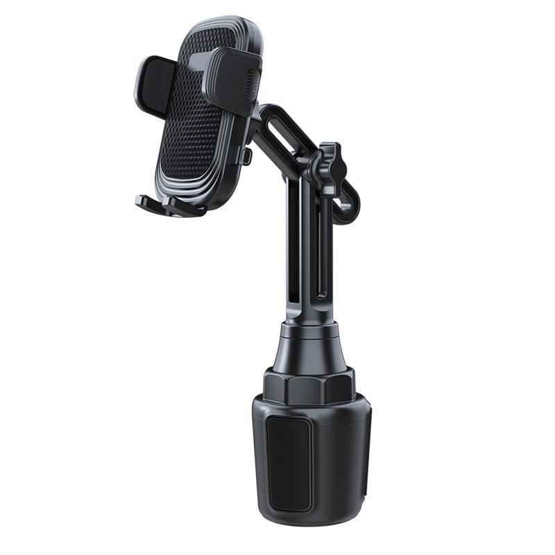 Cup Phone Mount for Car, Universal Cup Phone Cradle Holder with Long and Adjustable Neck, Friendly Compatible with Cell Phone