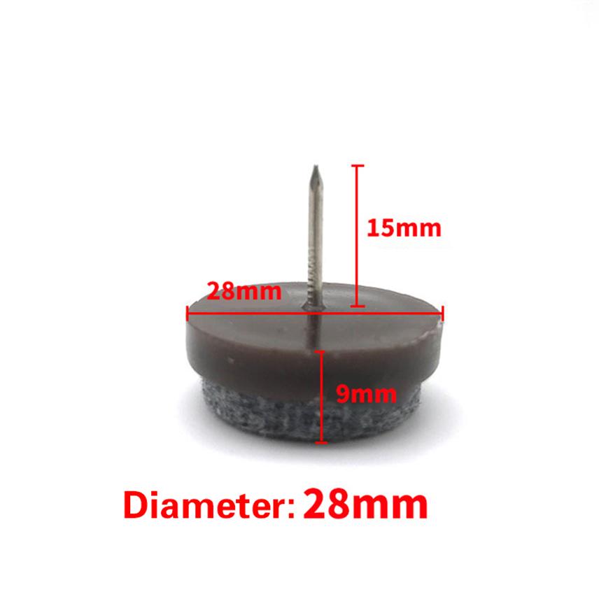 30 Pcs Felt Nails Anti Slip Foot Furniture Table Pads Legs for Furniture Wood Floor Protector Chair Stoppers Felt Glides