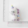 Funny Crochet Positive Energy Unicorn Dolls Home Room Decoration Handmade Knitted Unicorn Desktop Ornament Christmas Gifts