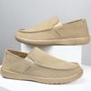 Fashion Men'S Sneakers Slip On Canvas Shoes Soft Walking Vulcanized Shoes New Casual Male Loafers Outdoor Lightweight Men Flats
