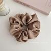 Spring & Summer French Leather Hair Tie for Women - High-End Flower Ponytail Accessory