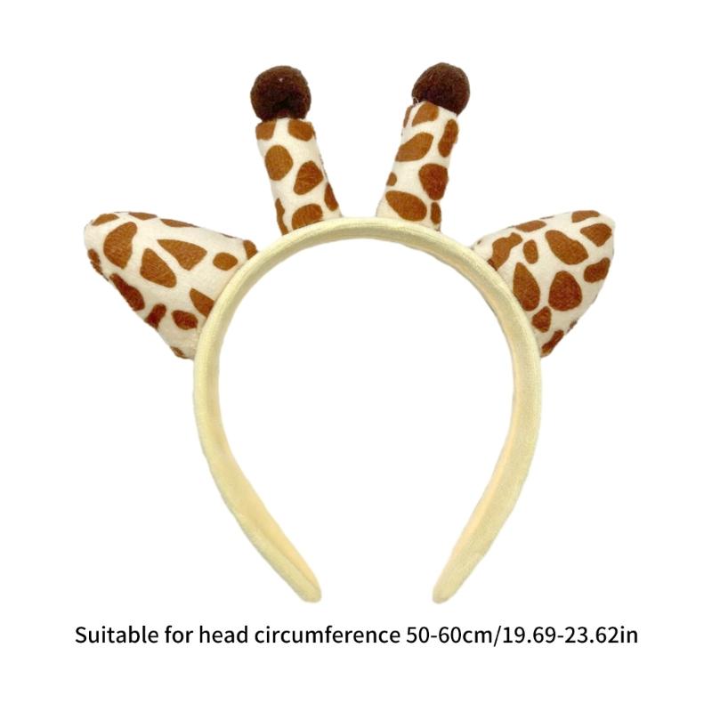 Spa Headband Multi-type Can Choose Giraffe Hairband Woman Makeup Headband