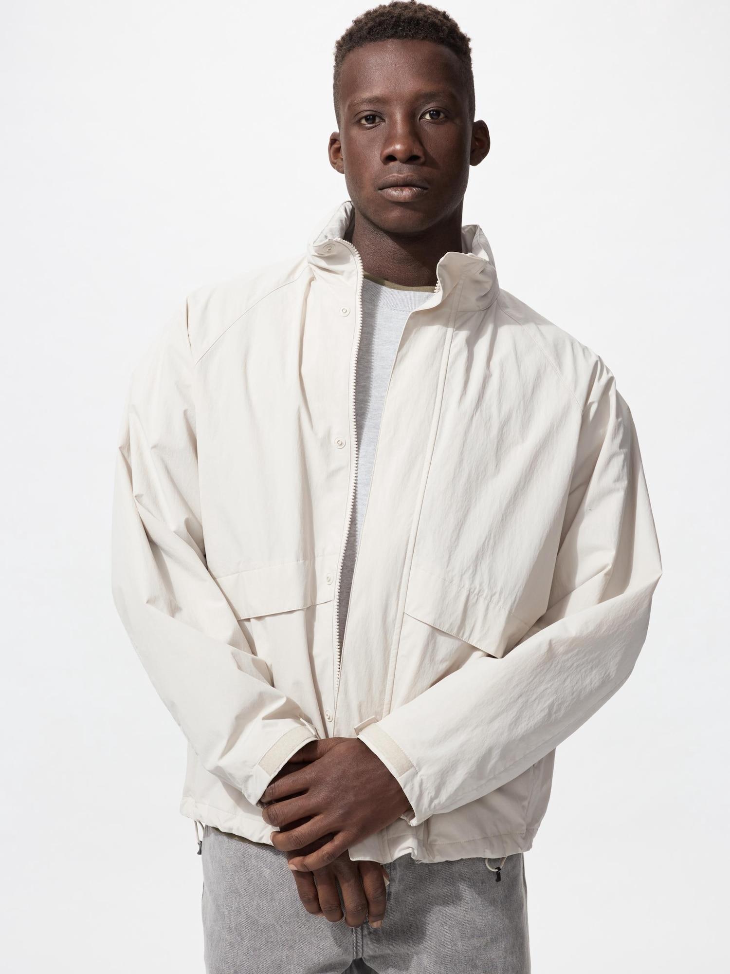 

Uniqlo Япония ветрозащитный стенд блузон 01 OFF WHITE/4XL