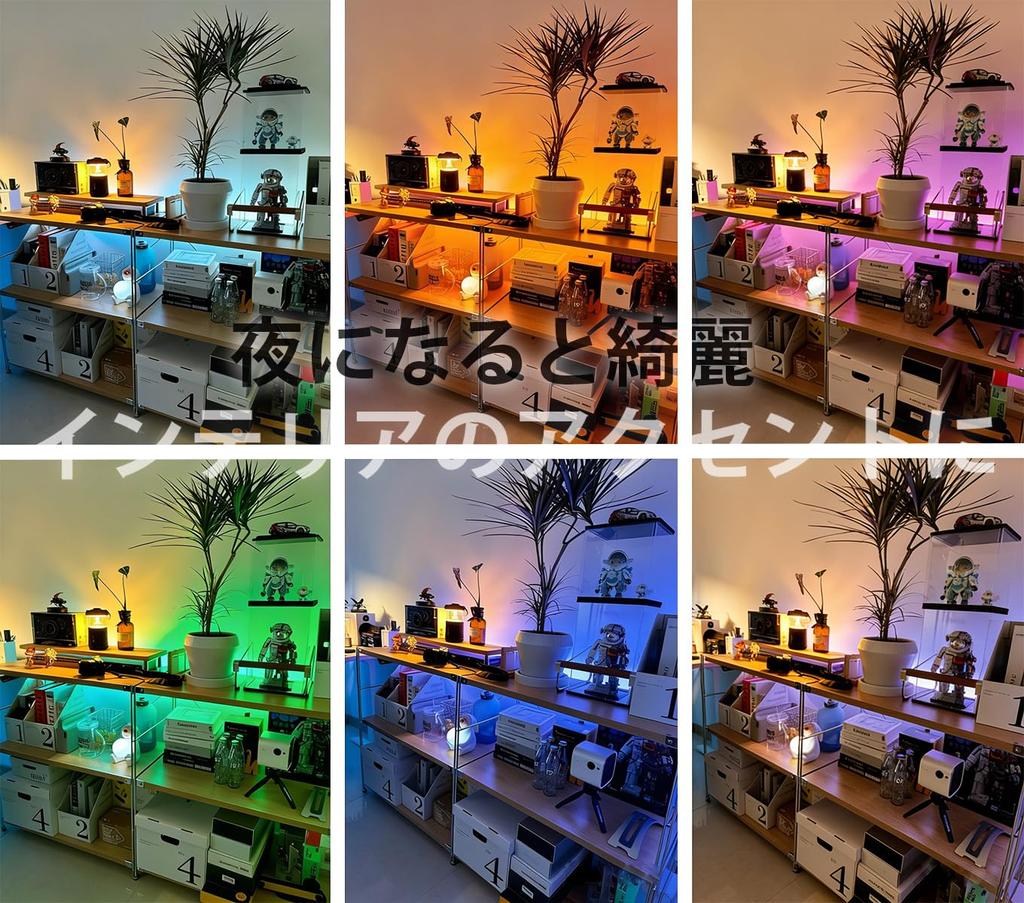 20M USB-Powered RGB LED Strip Lights, Smartphone App Control, Dimmable, Color Temperature Adjustable, Music Sync, Timer Mode, Indirect Lighting,