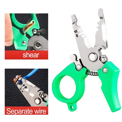 Mini Wire Strippers Pliers Multi-Function Pocket-Sized Splitting Wire Stripper Electricians Cable Cutting Crimping Pliers