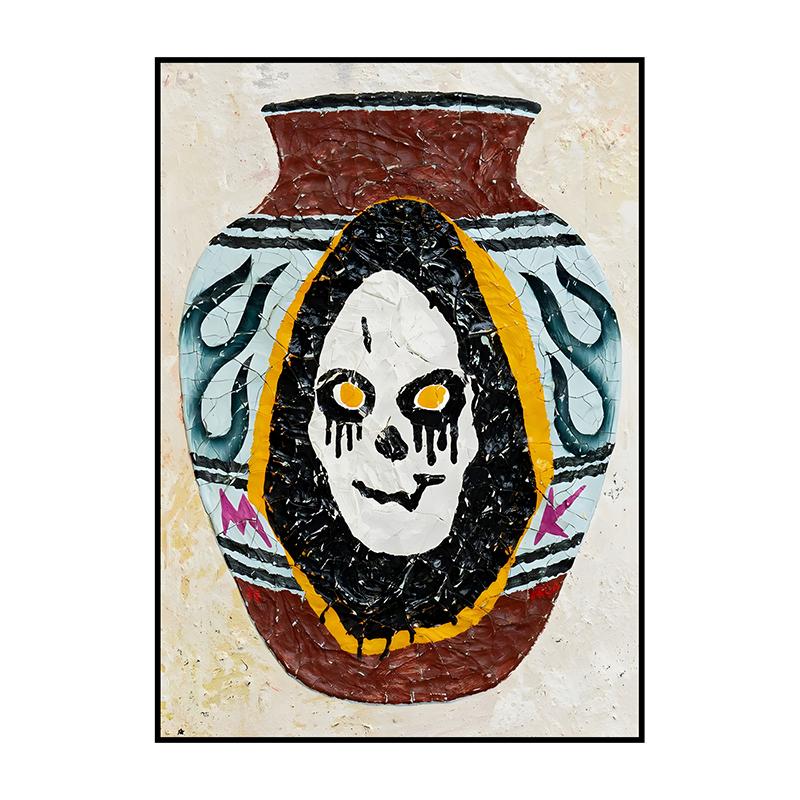 Klassische Vintage-Poster Abstraktes Retro-Bausteine Leinwandgemälde Druck Wandkunst Bild für Wohnzimmer Schlafzimmer Heimdekoration