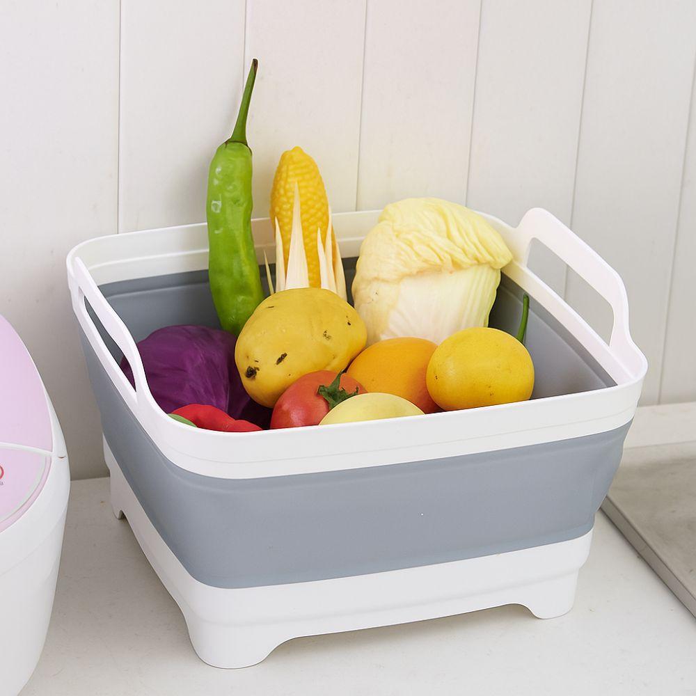 Thickening Vegetable Washing Basin Large Capacity Fruit Vegetable Baske Drain Basket  Picnic
