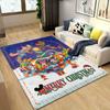1pc Merry Christmas Mickey and Minnie Rug Anti Slip, Non Shedding, Ideal for Living, Bedroom & Laundry Handcrafted Home Decor, Adds Vibrancy To Any Ro