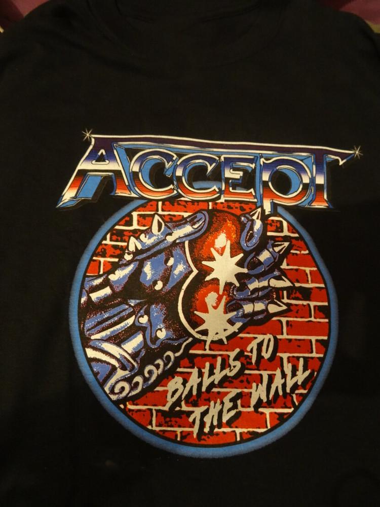 Vintage Accept Band Balls to the Wall Cotton Shirt Unisex S to 5XL EL529 Unisex T-Shirt XL
