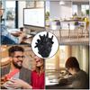 Vase en forme de cœur en résine, Vase créatif en forme de cœur pour Halloween, noir et blanc, en céramique, ornement de bureau pour la décoration de la maison