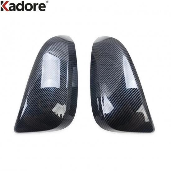 For Toyota Venza Harrier -  2024 2025 Carbon Fiber Car Rearview Mirror Cover Trim Side Wing Mirrors Cap Accessories