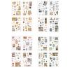 Travel Series Scrapbooking Sticker Transparents Decorative Sticker for DIY Craft Journaling Scrapbook Journal Planner