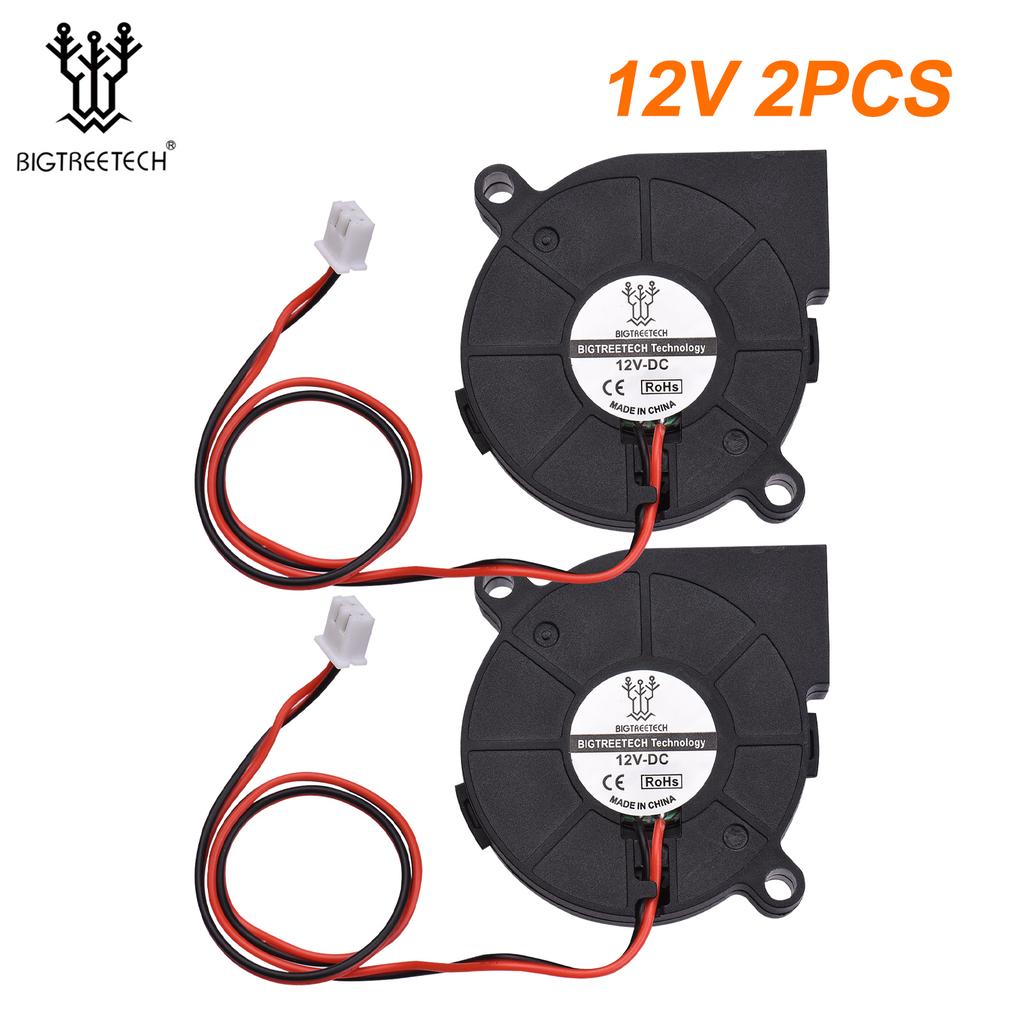 BIGTREETECH 5015 Cooling Fan 50x50x15mm 12V/24V Brushless Fan Blower Fan 2Pin Connector for 3D Printer Parts