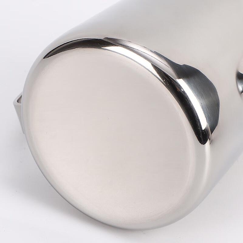 Changqi 600ml Edelstahl Milchkännchen zum Aufschäumen - Set mit 2 Stück