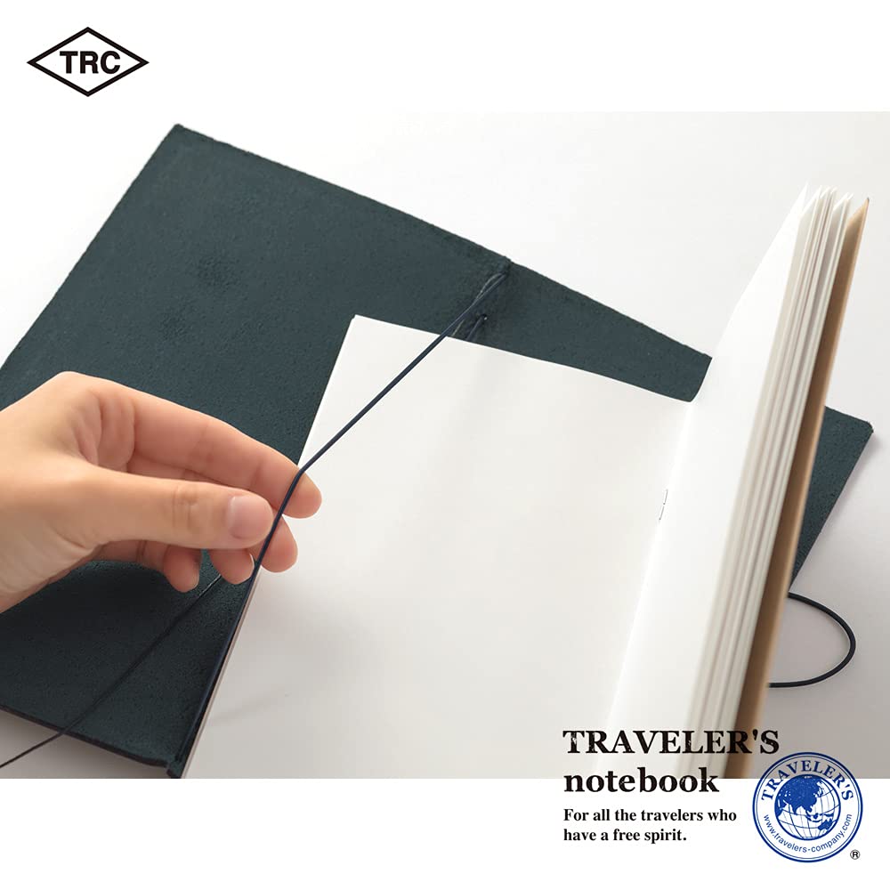 DESIGNPHIL MIDORI Traveler's Notebook, Regular Size, Limited Edition with Card, Blue, 15239006