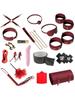 Erotic  Set Sexy Leather Plush Sex Toys Bondage Kit Handcuffs Feather Blindfold Flirt Exotic Accessories Couples Adult Games