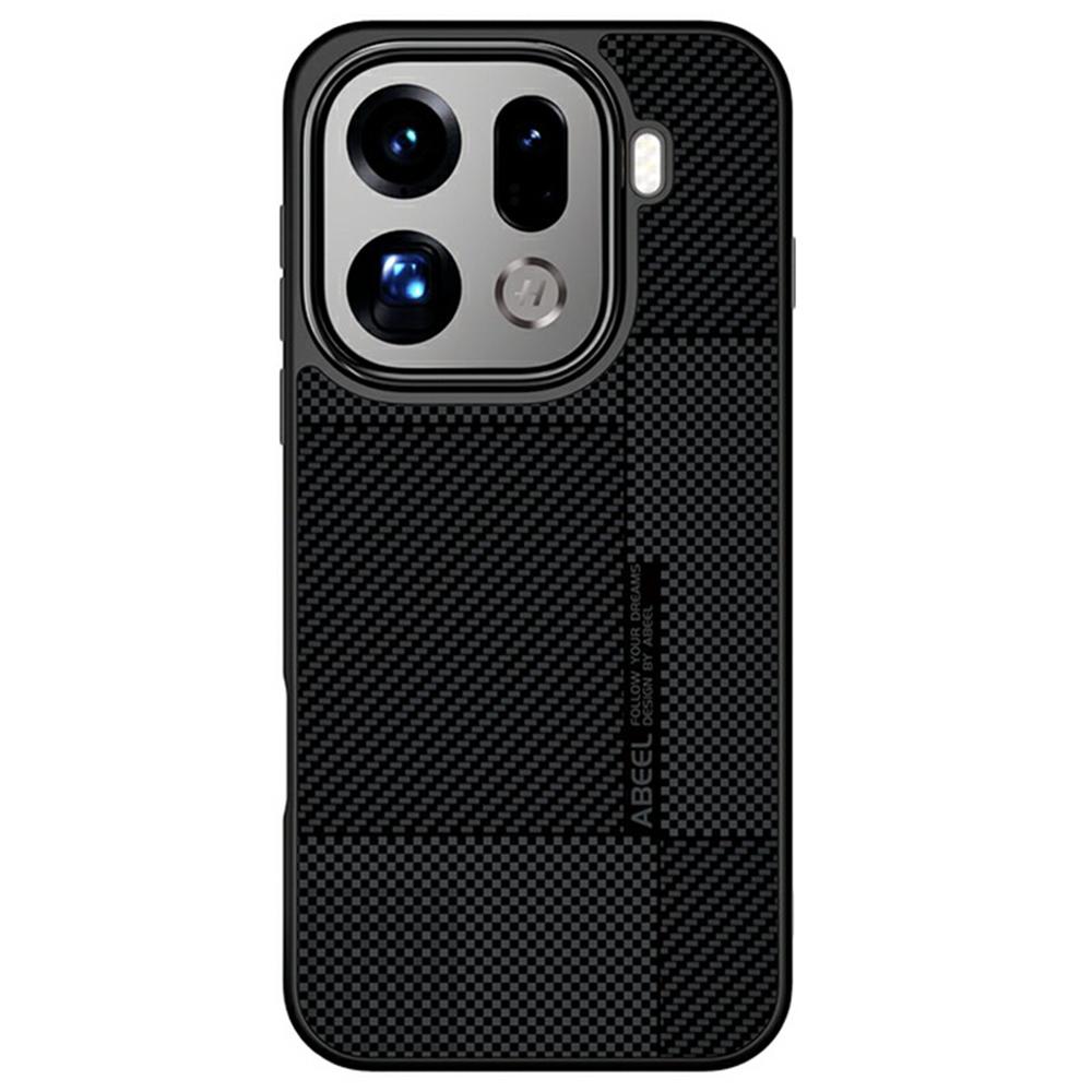 ABEEL CF-Lyocell Series For Oppo Find X9 Pro 5G Magnetic Case Microfiber + PC + E-TPU Phone Cover