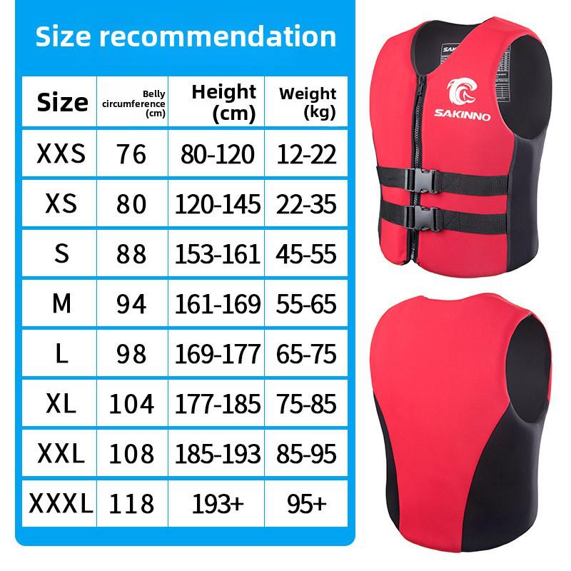 Adult & Child Buoyancy Vest for Surfing, Rafting, Swimming, Fishing, Marine Rescue & Flood Protection