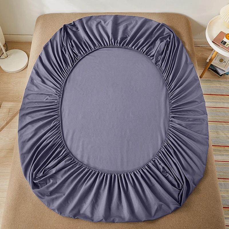 

Белые простыни на резинке Эластичный наматрасник Лента Противоскользящая Регулируемая Одинарная Двуспальная Покрывала Наматрасник Протектор Кинг 160/180x200 90x200cmx10cm фиолетовый