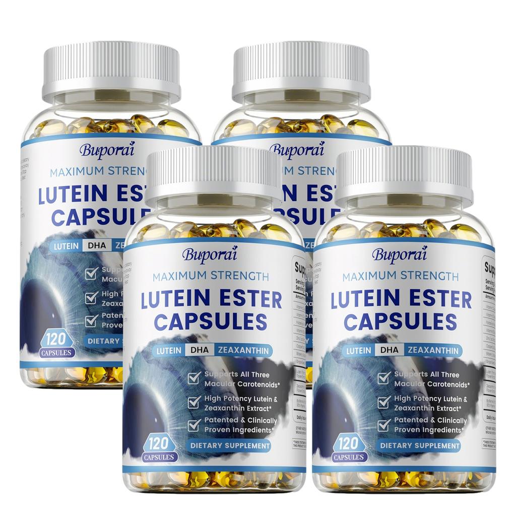 Lutein Ester Capsules Contain Zeaxanthin and Grape Seed Extract; a Natural Supplement Suitable for Both Men and Women.