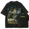Vintage Wash Cyber Metal Phantom Liberty Merch z gry wideo Prezent dla fana Metalheada