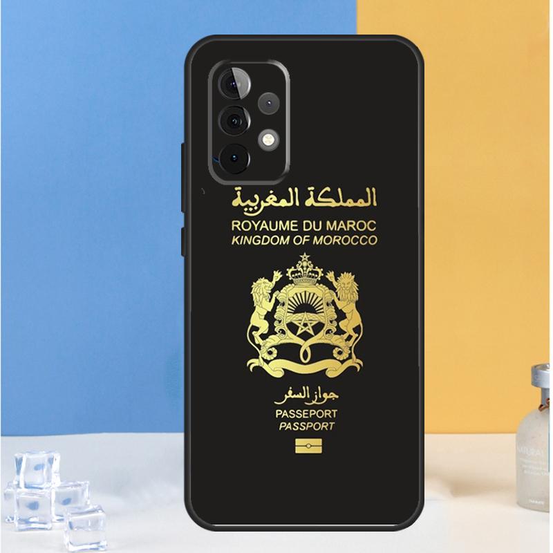 Morocco Flag Coat Of Arms For Samsung Galaxy A54 A34 A14 A13 A33 A53 A36 A05 A06 A16 A32 A52 A55 A35 A15 A56 A26 Case