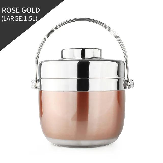 Bento Box Food Thermal Jar Ulation Soup Thermos Bag Portable Stainless Steel Leak-proof Tableware Lunch Storage Container