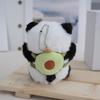 Sweet Plush Panda Keychain Cozy Avocado Carrot Strawberry Charm Backpack