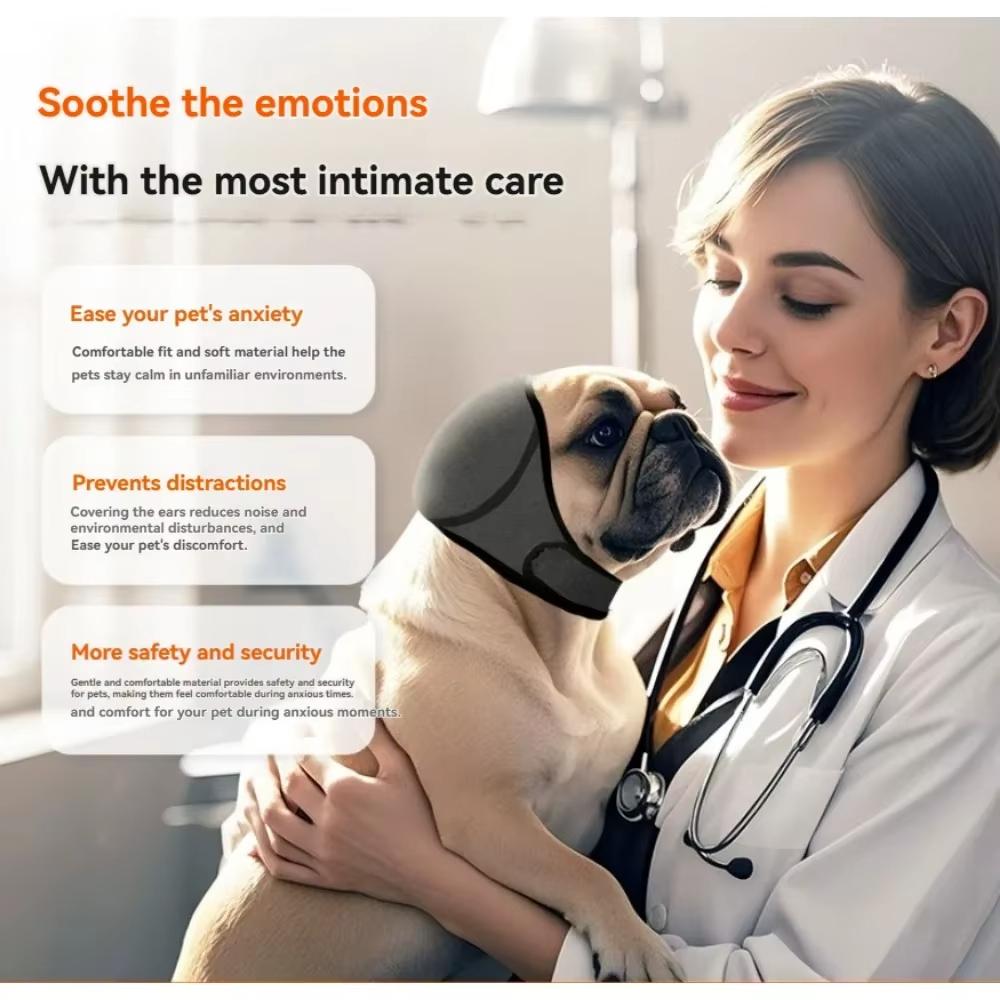 Hearing Protection Dog Ear Covers Anti-noise Pet Ear Muffs  Dog Emotional Soothing