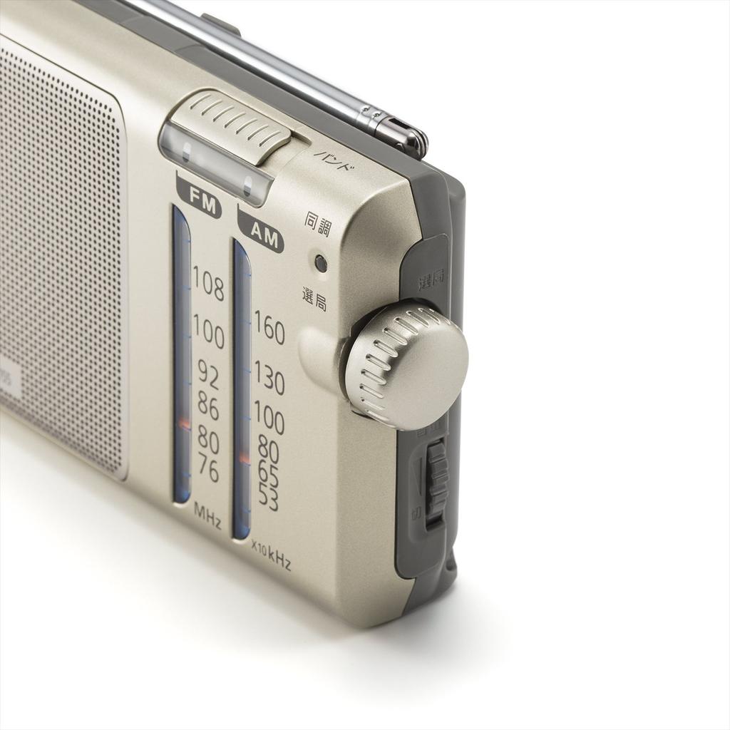 Panasonic FM-AM 2-Band Receiver RF-U155-S