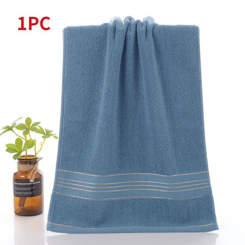 

Бытовые банные полотенца, удобные для дома и сада, салфетки, пляжное полотенце, мягкие, для спа, однотонные, аксессуары для ванной комнаты 33x73cm синий